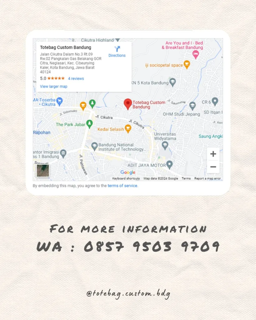 Totebag blacu custom ukuran 25x35 cm dengan desain karakter Pink Panther bergaya santai memakai kacamata dan minum boba, cocok untuk anak muda dan pecinta desain unik di Bandung